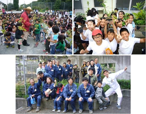 西生田小学校「学校の森づくり」