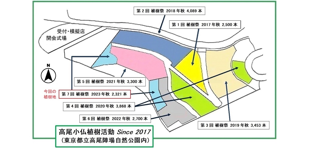 高尾小仏植樹地平面図 高尾小仏植樹地平面図HP今回764 .jpg